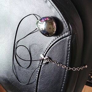 Teardrop necklace by Chico, just fashion jewelry.